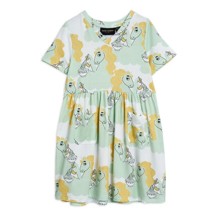 Kleid Einhörner | Grün- Produktbild Nr. 0