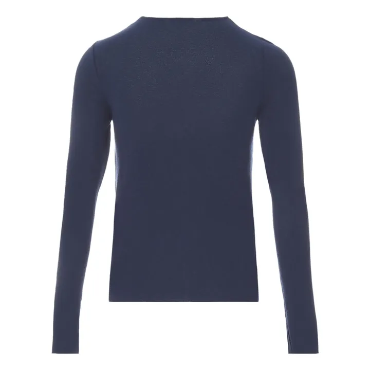 Agnete T-Shirt  | Navy blue- Product image n°4