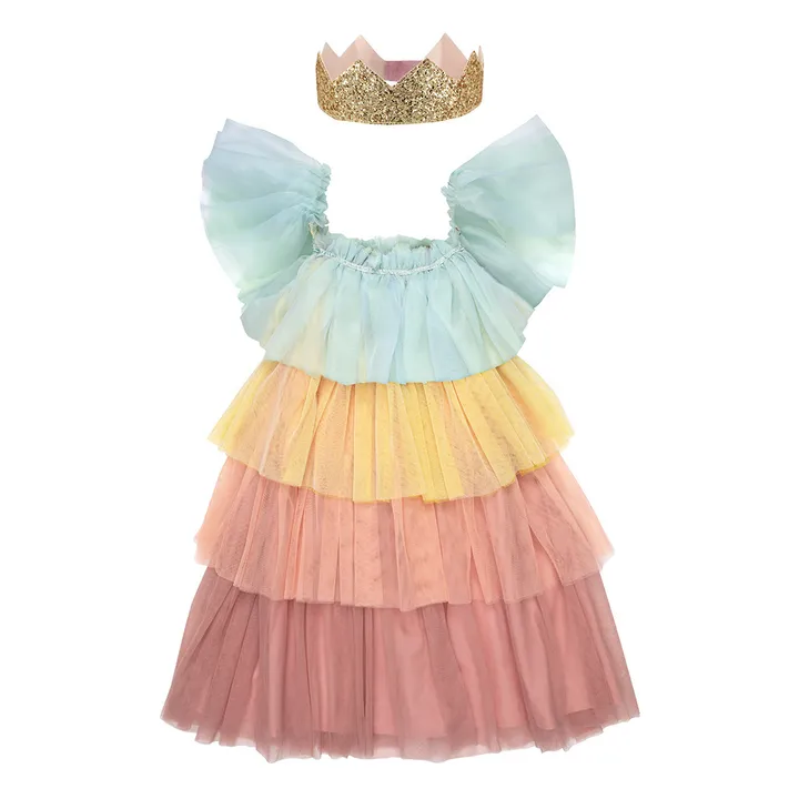Déguisement de princesse arc-en-ciel- Image produit n°0