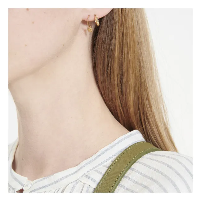 Boucles d'Oreilles Caleb | Doré