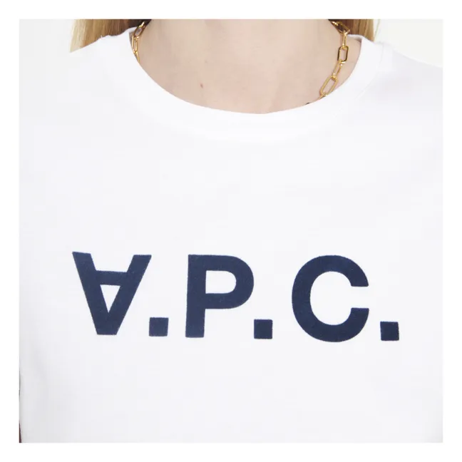 T-shirt Vpc F in cotone bio | Bianco