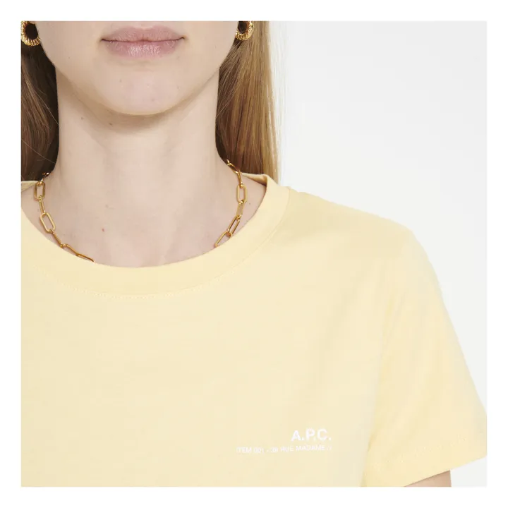 T-shirt Item F | Giallo chiaro- Immagine del prodotto n°3