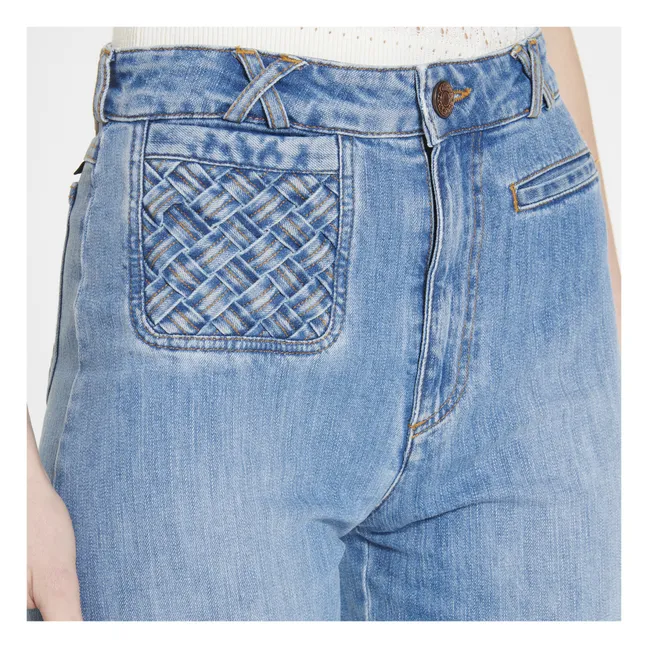 Jupe-culotte Denim | Bleu