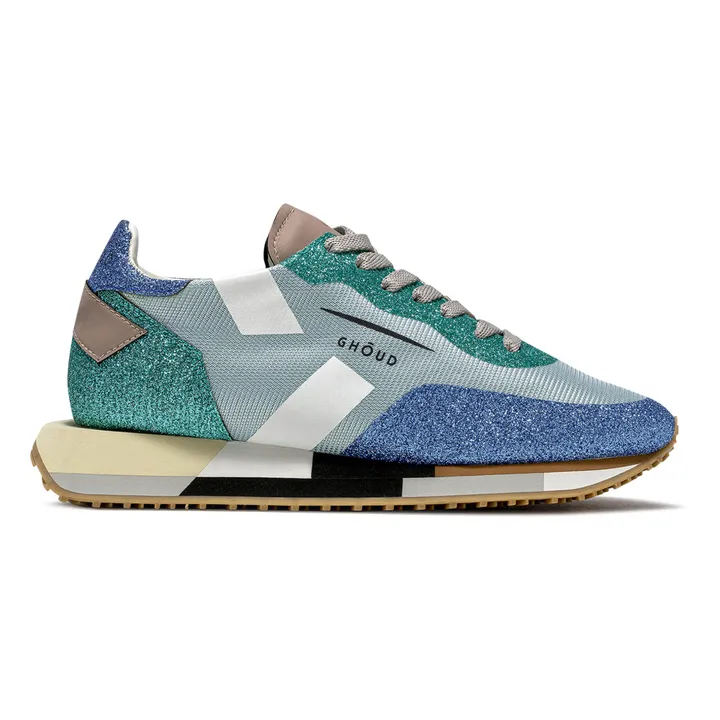 Sneakers Star Low Mesh Paillettes | Blue- Product image n°0
