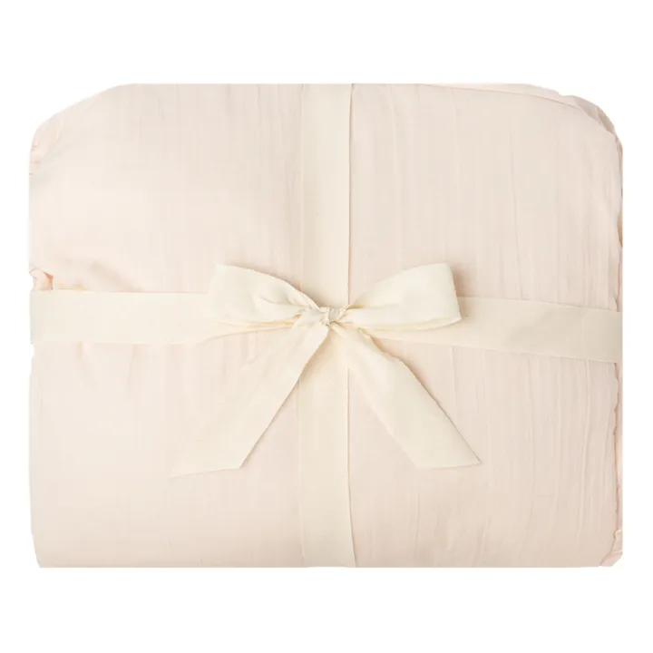 Organic Cotton Padded Sheet for Moses Basket | Pink- Product image n°7