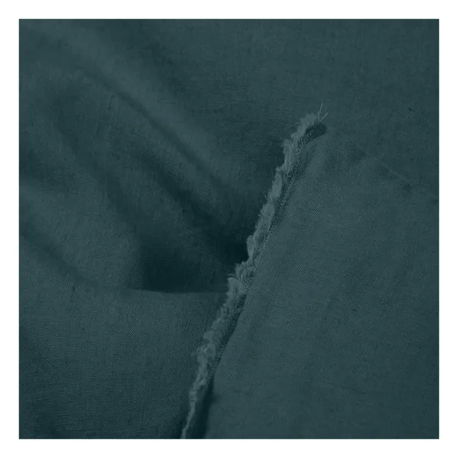 Fodera d'edredone in lino lavato | Blu chiaro