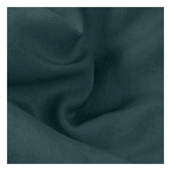 Fodera d'edredone in lino lavato | Blu chiaro