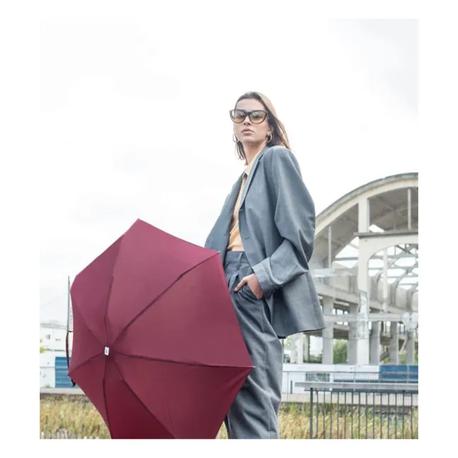 Germain Collabsible Umbrella  | Burgundy