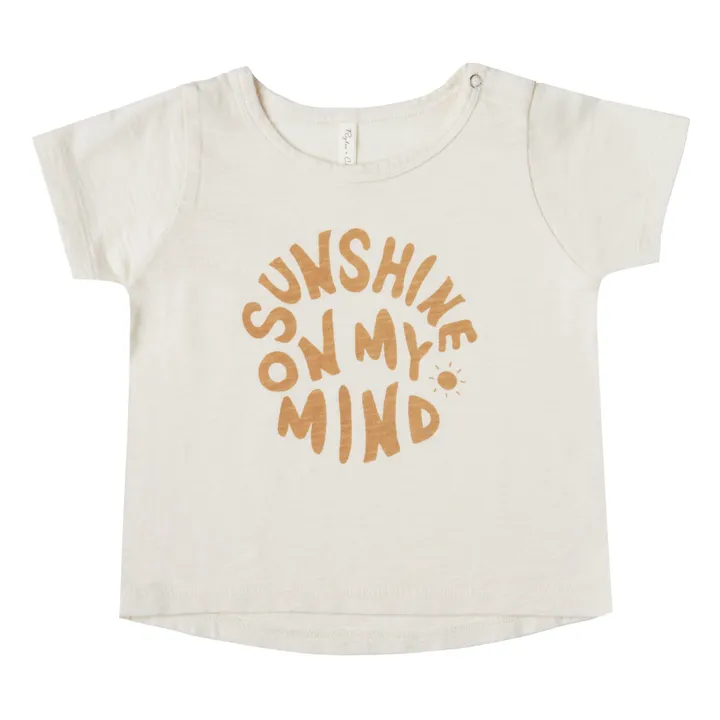 T-Shirt Sunshine On My Mind | Grauweiß- Produktbild Nr. 0