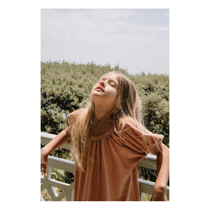 Vestido Jeanne algodón orgánico | Rosa Palo- Imagen del producto n°2