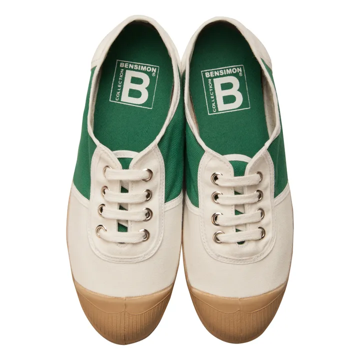 Old School Vegan Tennis Shoes  | Green- Product image n°2