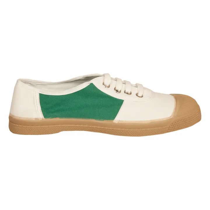 Old School Vegan Tennis Shoes  | Green- Product image n°0