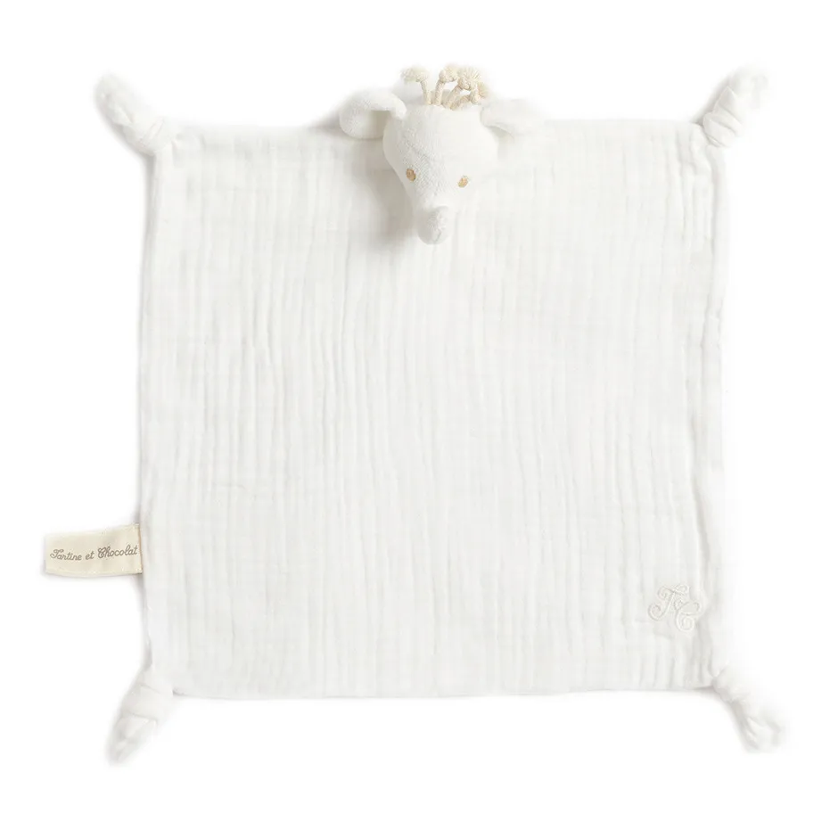 Tartine et Chocolat - Ferdinand l'éléphant - Doudou lange en coton bio (Tartine et Chocolat) - Couverture