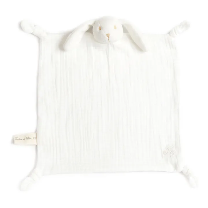 Tartine et Chocolat - Tartine et Chocolat - Augustin le lapin - Doudou lange en coton bio