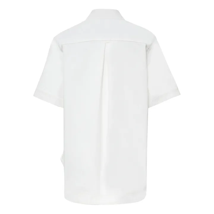 Folk Denim Shirt  | White- Product image n°5