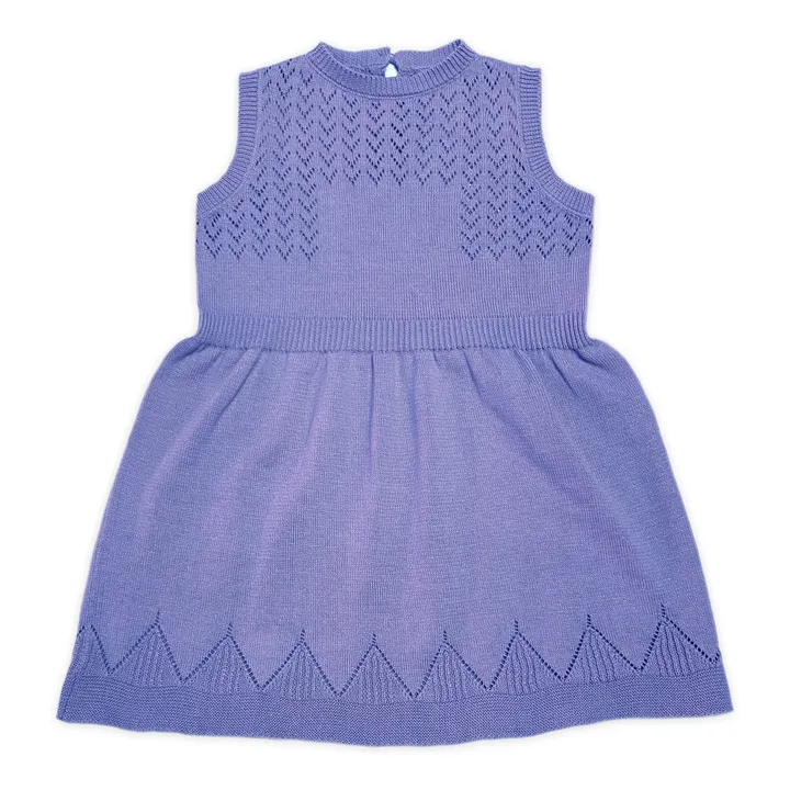Vestido Pointelle | Azul- Imagen del producto n°0