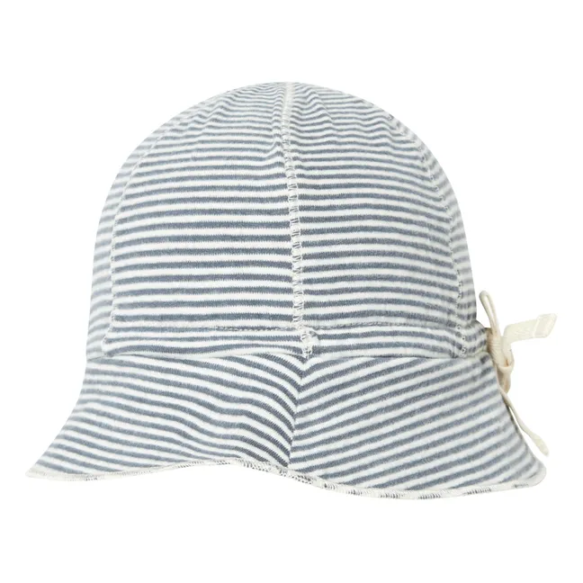 Sombrero algodón orgánico | Azul Gris