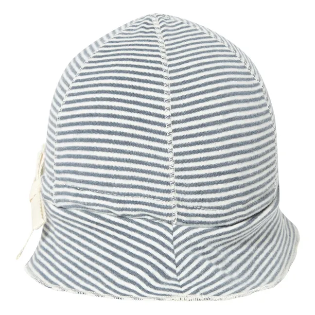 Organic Cotton Hat  | Grey blue