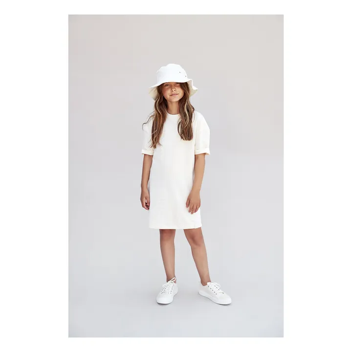 Vestido Ricky algodón orgánico | Blanco- Imagen del producto n°3