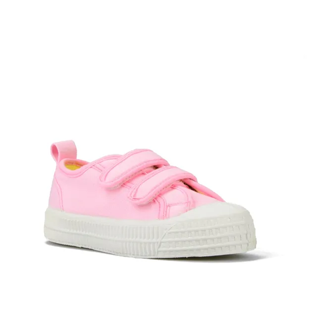 Vegan Velcro Sneakers | Pink