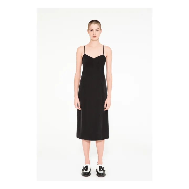 Kleid Asia Seide | Schwarz- Produktbild Nr. 1