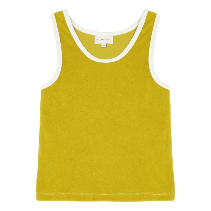 Camiseta de asas Marcel algodón orgánico | Curry- Imagen del producto n°0