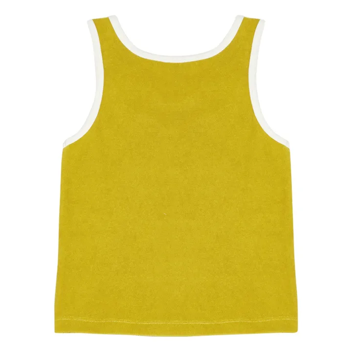 Camiseta de asas Marcel algodón orgánico | Curry- Imagen del producto n°5