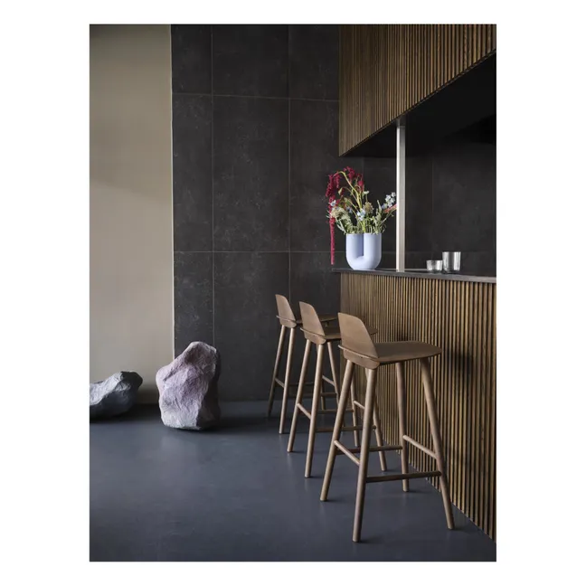 Taburete de bar Nerd | Bois foncé