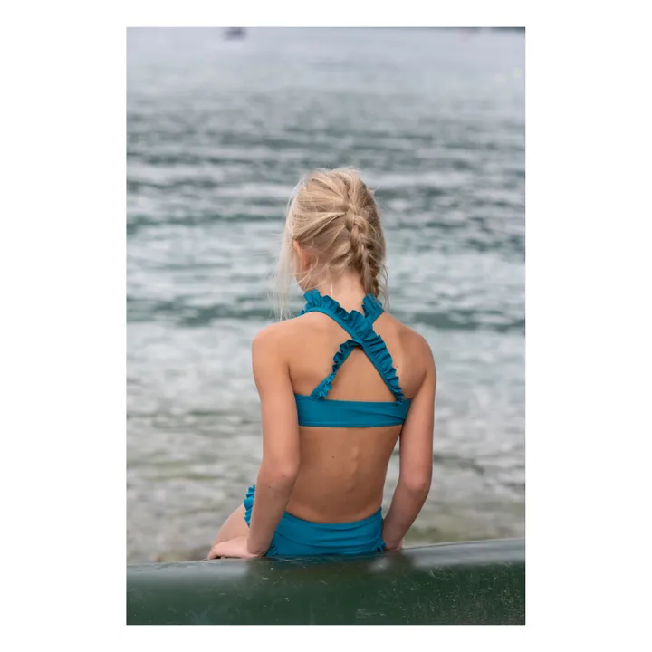 Top de bikini Rose | Azul Pato- Imagen del producto n°2