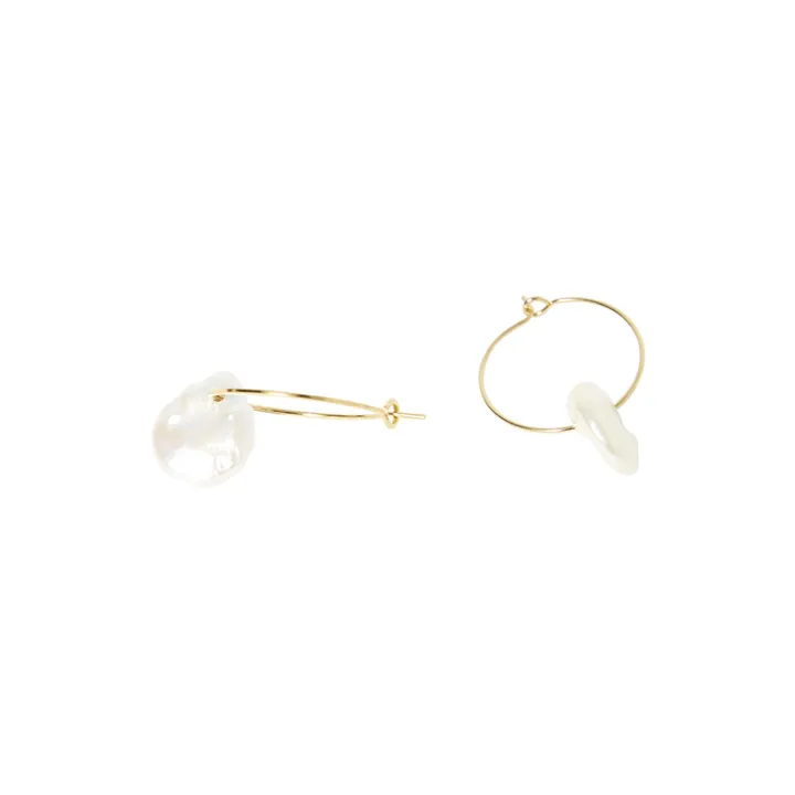 Ohrringe Tancrede Hoop Small | Gold- Produktbild Nr. 3