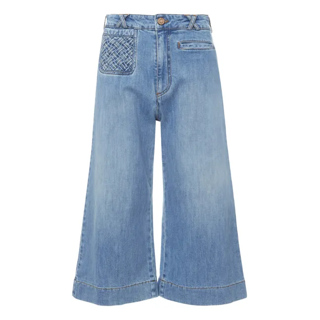 Jupe-culotte Denim | Bleu