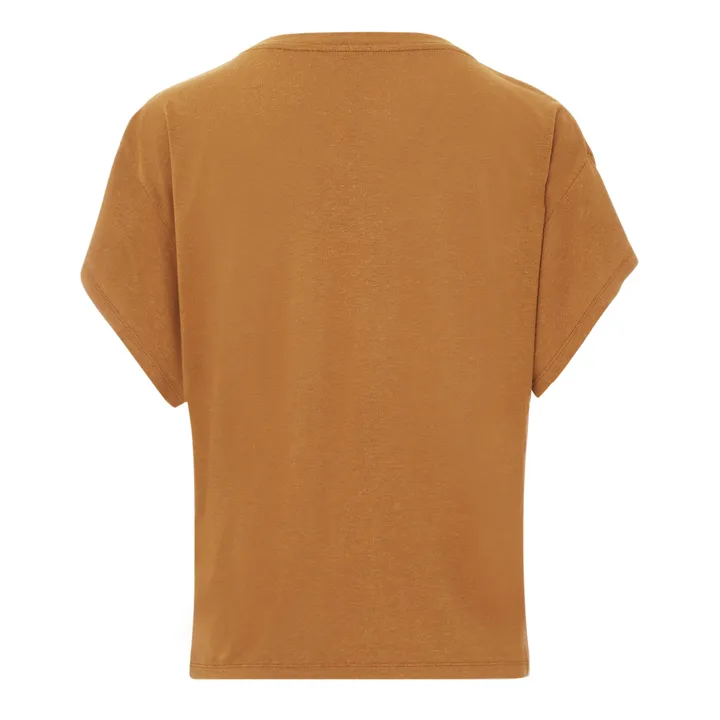 Camiseta Oversize con bolsillo Kymi | Azafrán- Imagen del producto n°4
