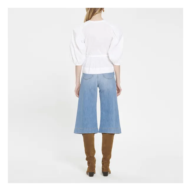 Jupe-culotte Denim | Bleu