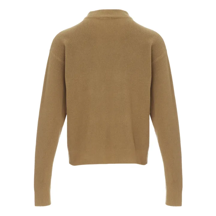 Ribbed Jumper - Women's Collection  | Camel- Product image n°3