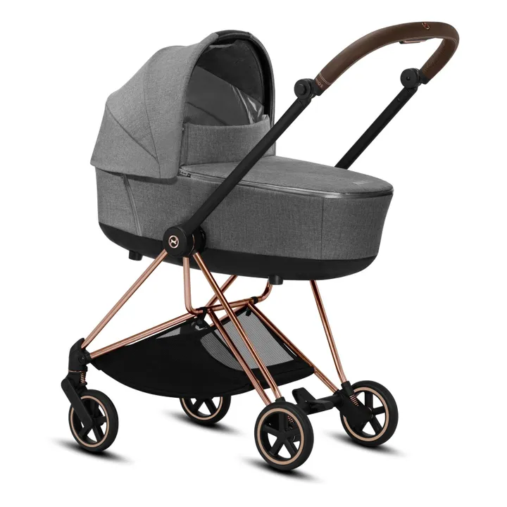 Poussette complète évolutive Mios chassis rose gold | Gris clair- Image produit n°1