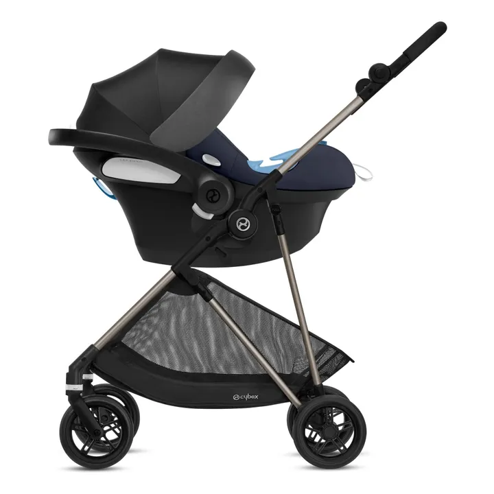 Poussette complète évolutive compacte Melio | Gris clair- Image produit n°2