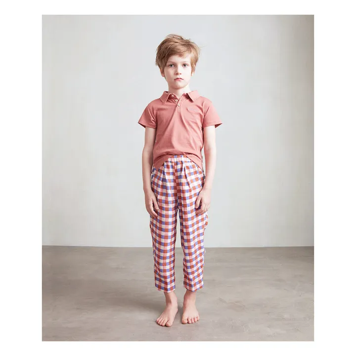 Fancy Linen Trousers  | Pink- Product image n°3