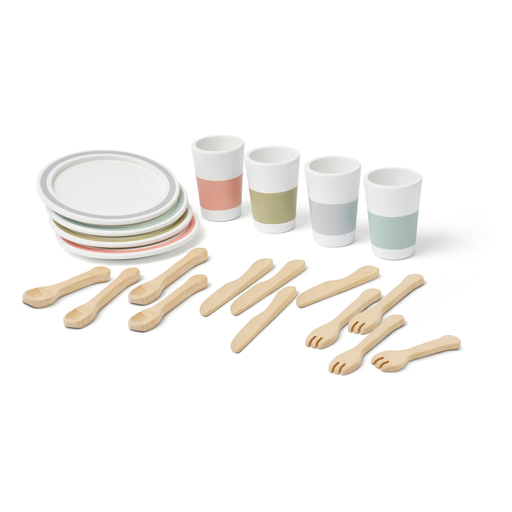 Kid's Concept Multicoloured Bistro Tableware Set