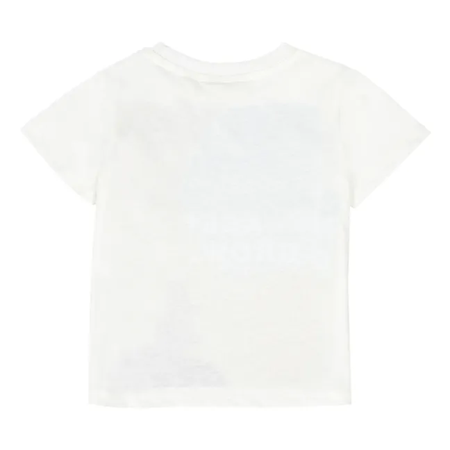 Camiseta Bass Keep Growing algodón orgánico | Blanco Roto