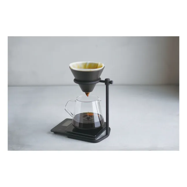Caffettiera, set slow coffee - 4 tazze | Nero