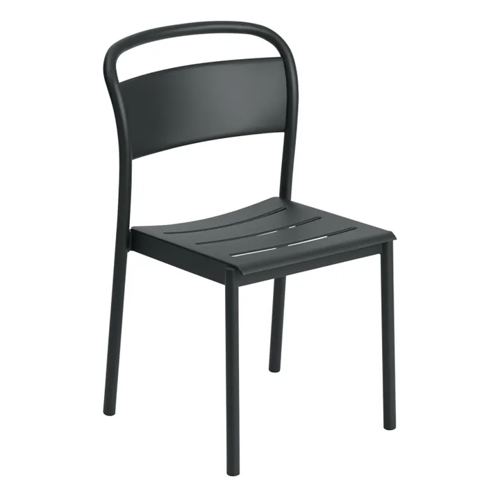 Chaise outdoor Linear | Noir- Image produit n°0