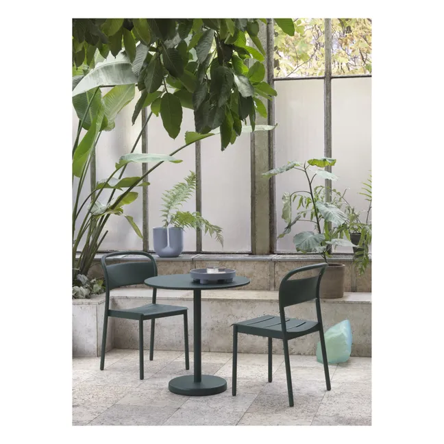 Chaise outdoor Linear | Vert foncé