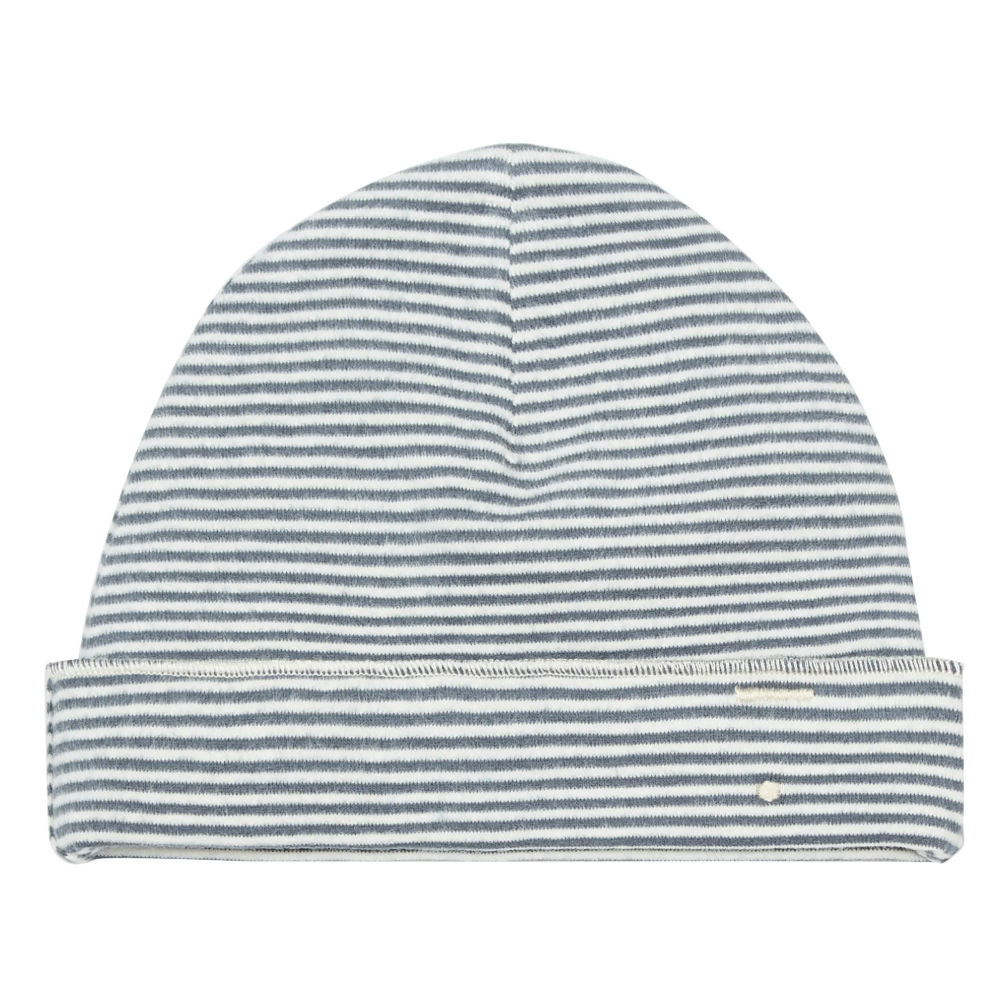 Gray Label Navy Blue Organic Cotton Baby Beanie