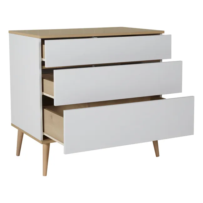 Credenza, modello: Flow, in quercia | Bianco