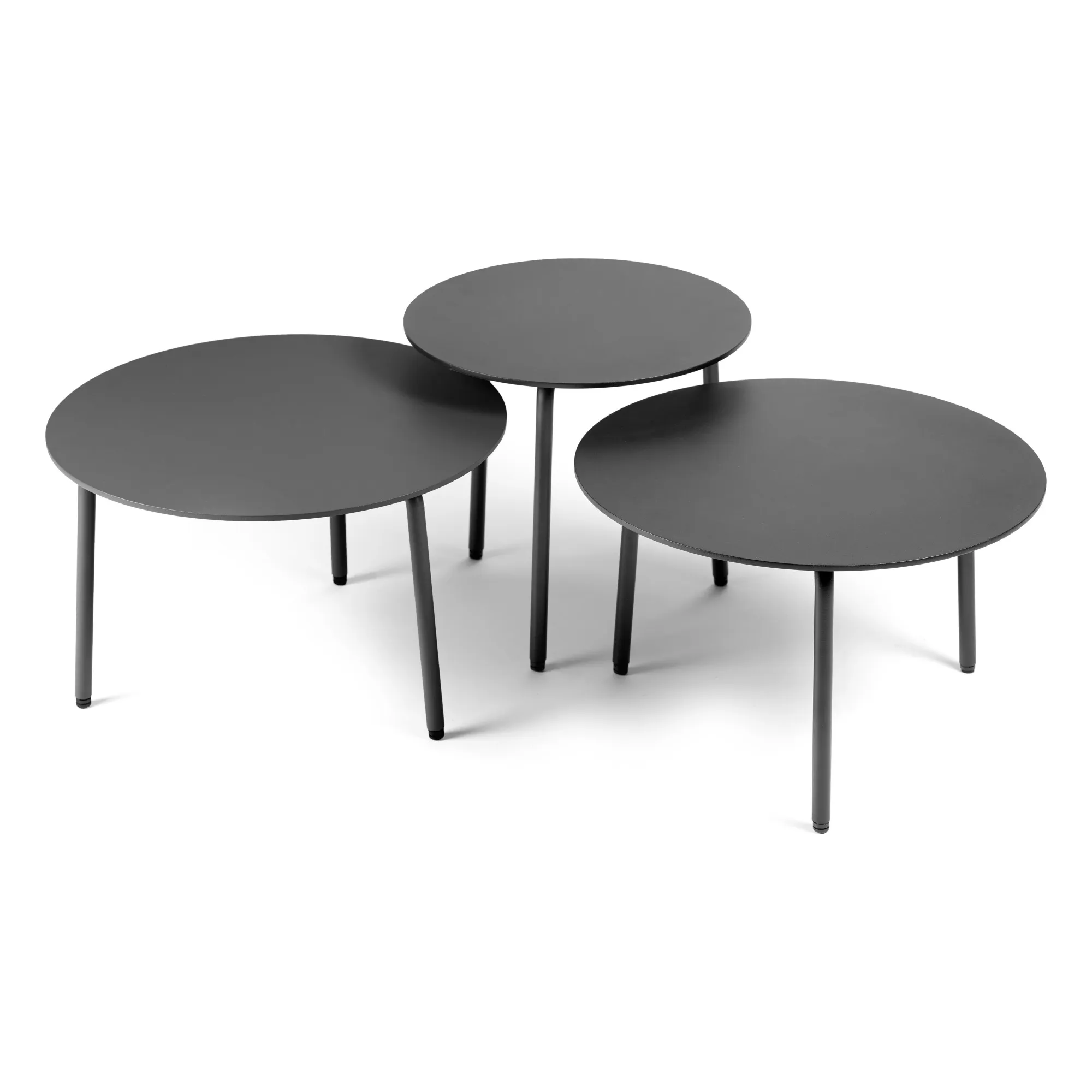 Table d'appoint ronde outdoor August | Noir- Image produit n°2