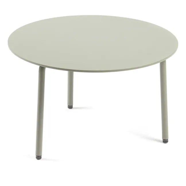 August Outdoor Round Side Table | Eucalyptus