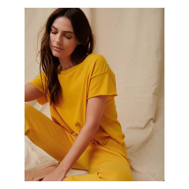 The Crop T-shirt  | Yellow- Product image n°3