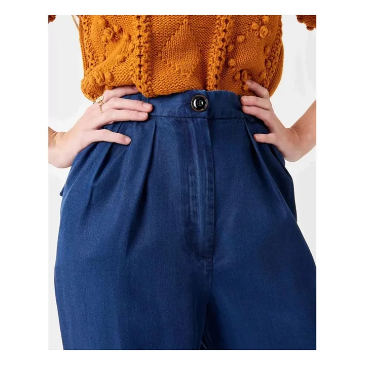 Pantaloni da stringere Hondo | Blu  indaco- Immagine del prodotto n°2