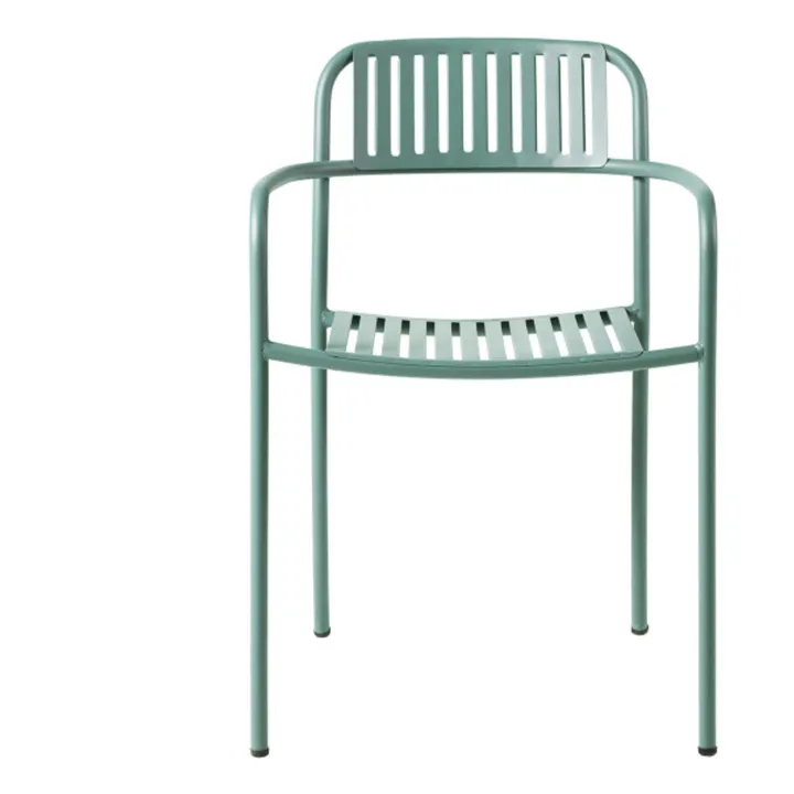 Chaise outdoor Patio en inox | Vert Lichen- Image produit n°0