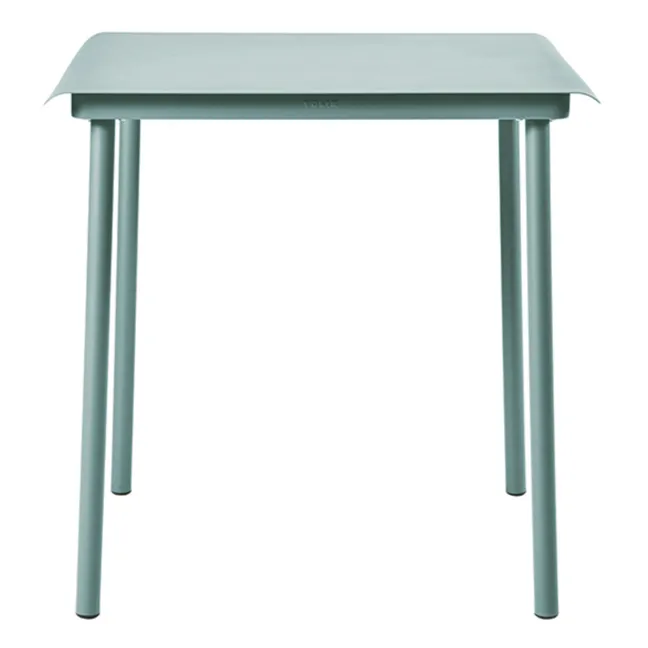 Table outdoor Patio Café en inox - 75x75 cm | Vert Lichen